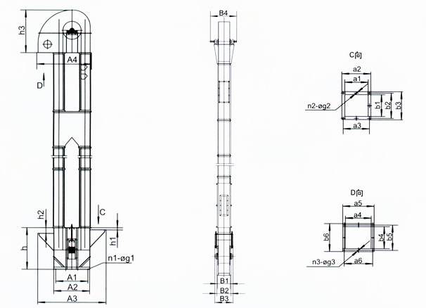 D型斗式提升機是皮帶式斗式提升機的一種！